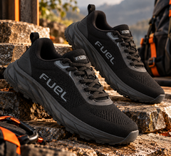 FUEL Phantom Running & Walking with Cushioned Comfort and Durable Sole for Men's (Black)