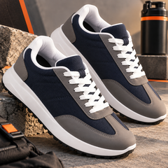FUEL Neostep-03 Flexible & Lightweight Shock-Absorbing and Comfort Durable Sole Sports Shoes for Men's (Navy)