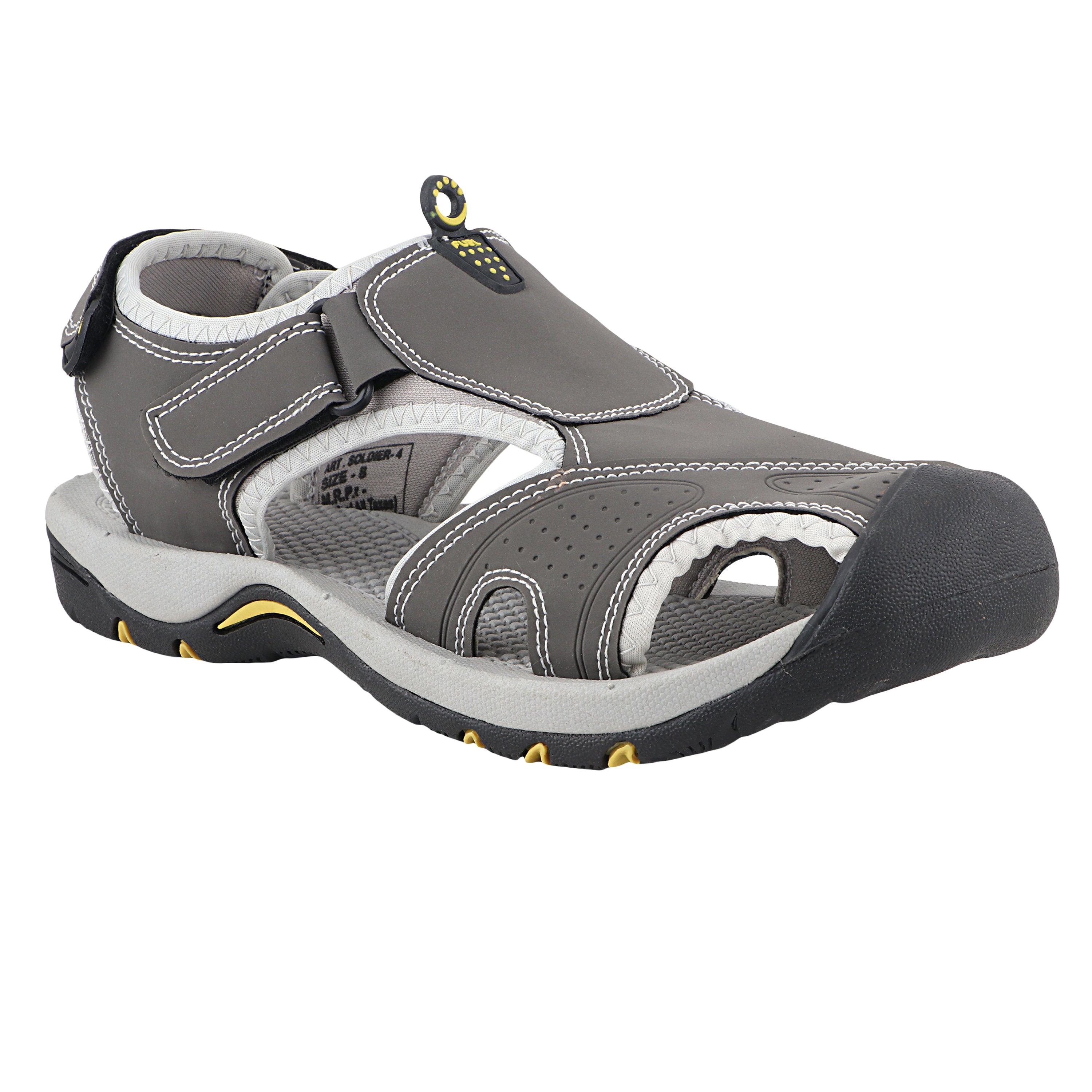 Fuel Soldier-04 Fisherman Sandals for Men (D-Grey)