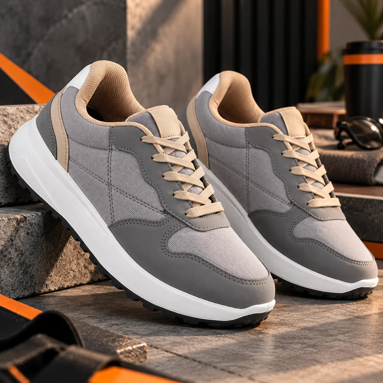 FUEL Neostep Comfortable & Casual Lightweight Sports Shoes for Men's (Grey)