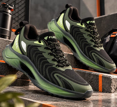 FUEL Cave Lightweight & Breathable with Comfortable Cushioning & Modern Style Sports Shoes for Men's (Green)
