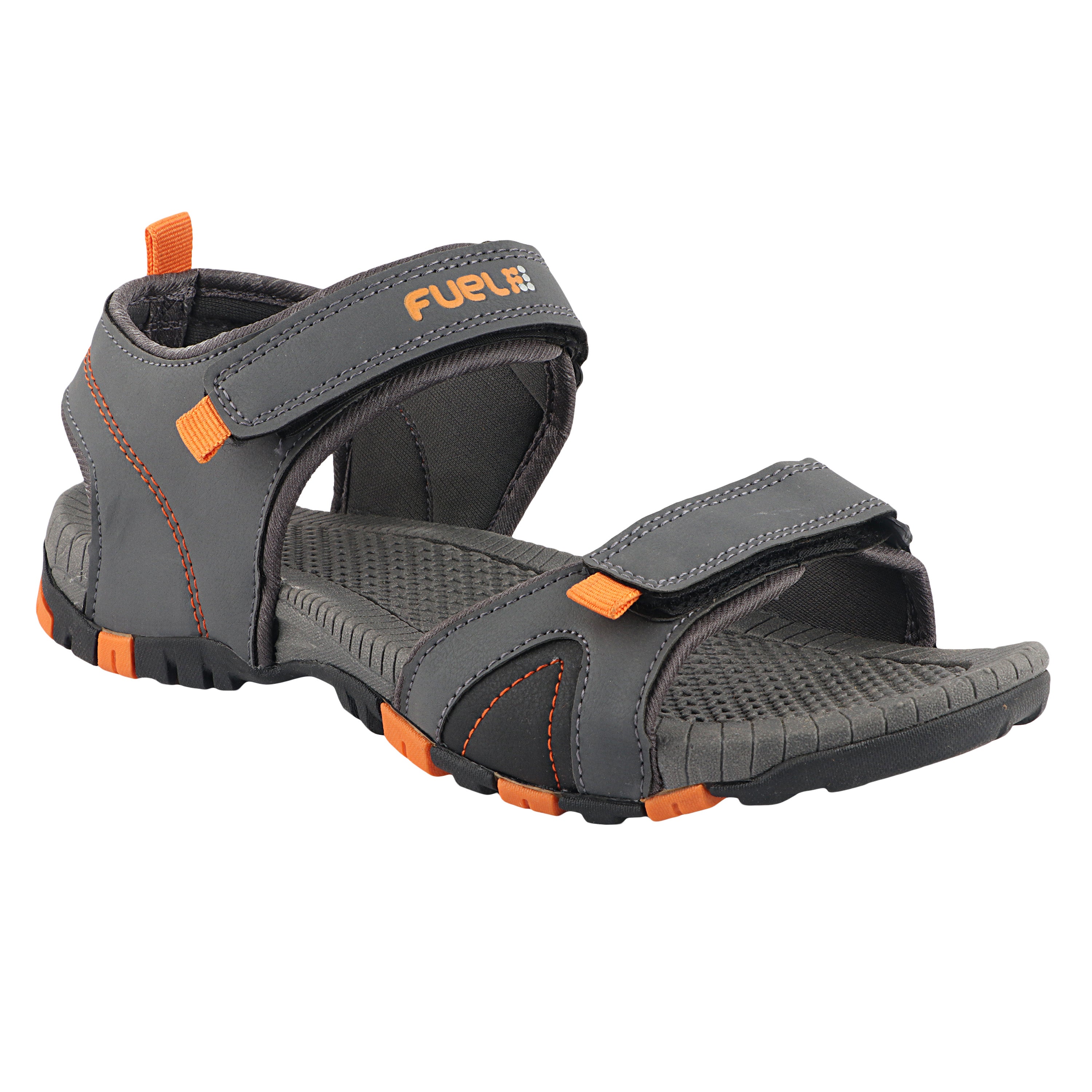 Fuel Austin-03 Sandals For Men's (Grey-orange)