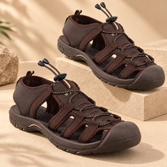 FUEL Soldier-06 Stylish Outdoor Fisherman Sandals Men (Brown)
