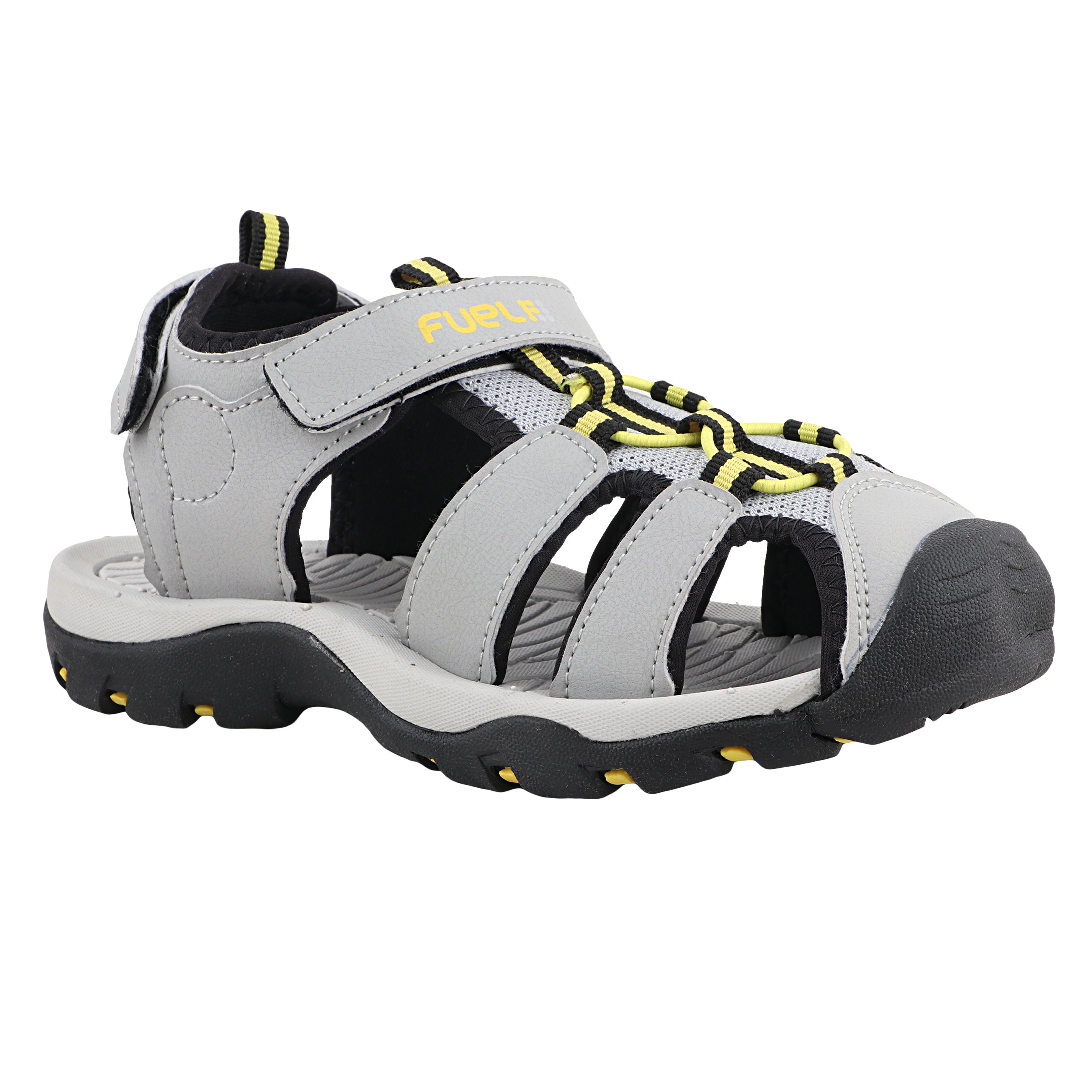 Fuel Luke Sandal For Boy's (Grey/Yellow)