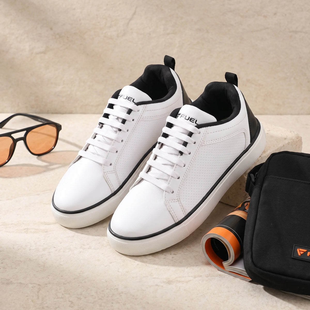 FUEL Sneaks for Every Stylish & Comfort Step for Men's (White)