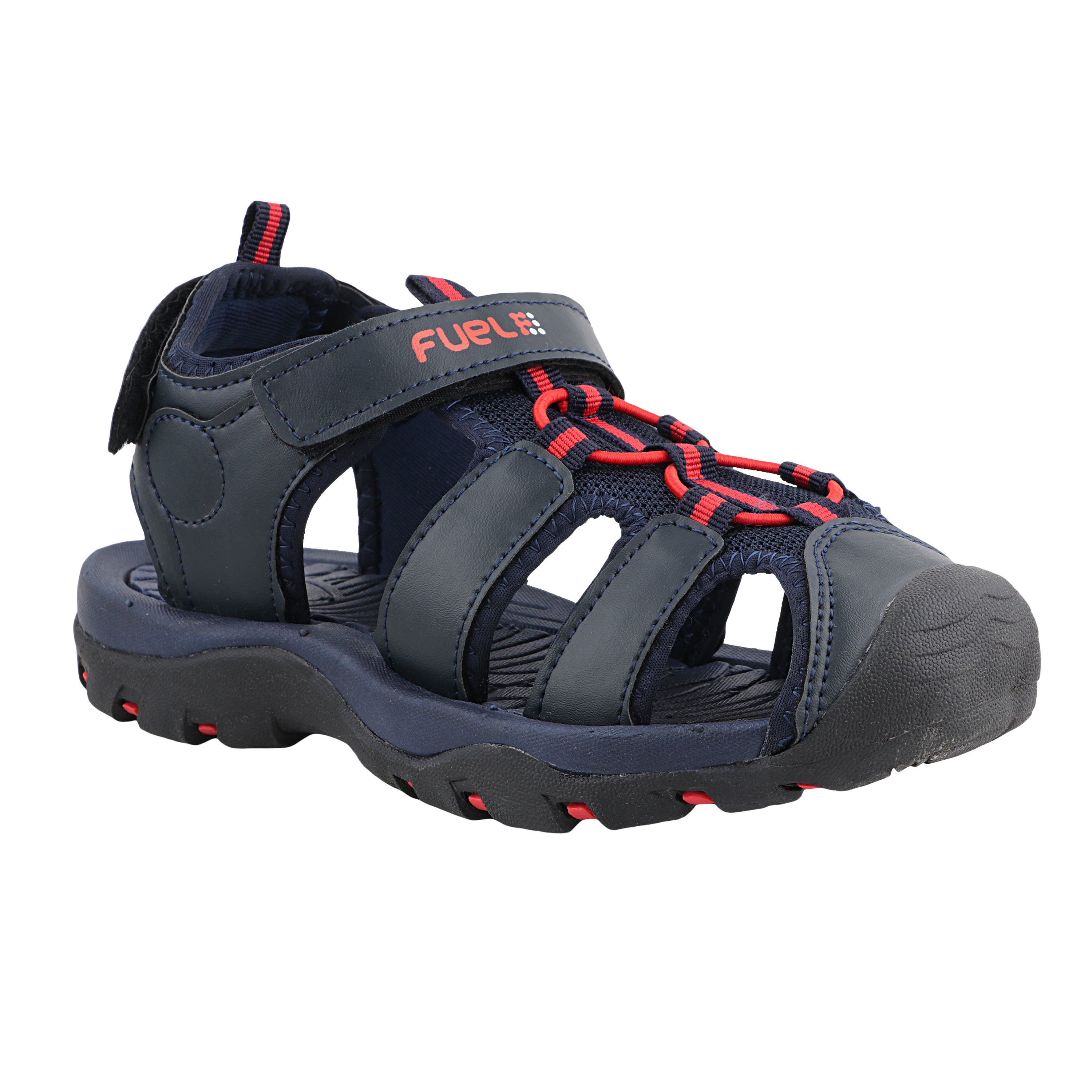 Fuel Luke Sandal For Boy's (Navy/Red)