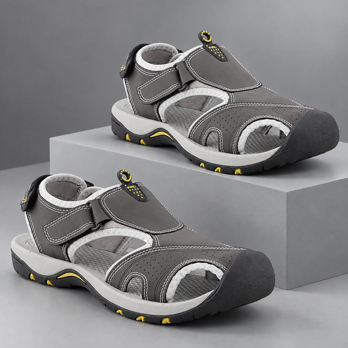 FUEL Soldier-04 Fisherman Sandals for Men (Grey)