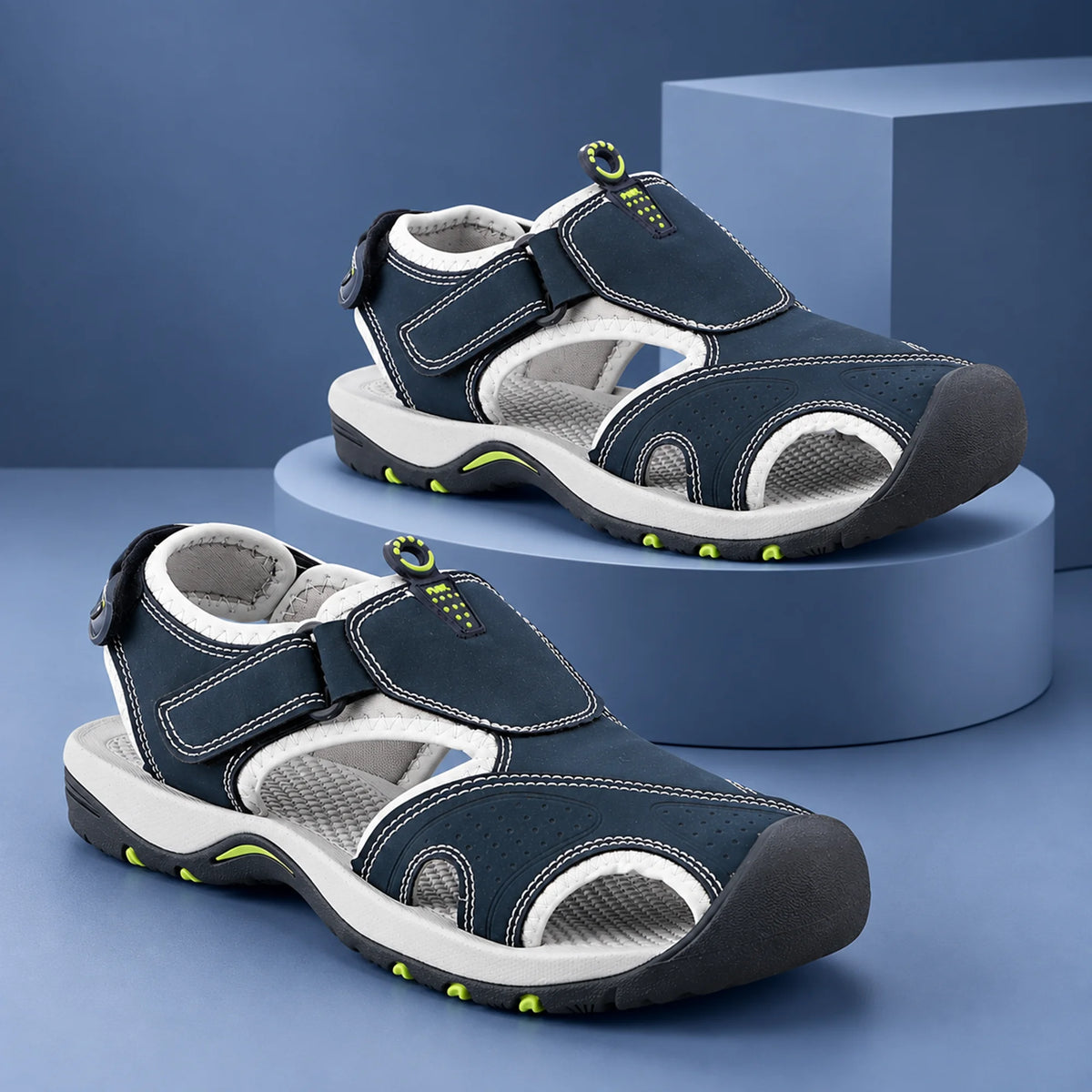 FUEL Soldier-04 Fisherman Sandals for Men (Navy)