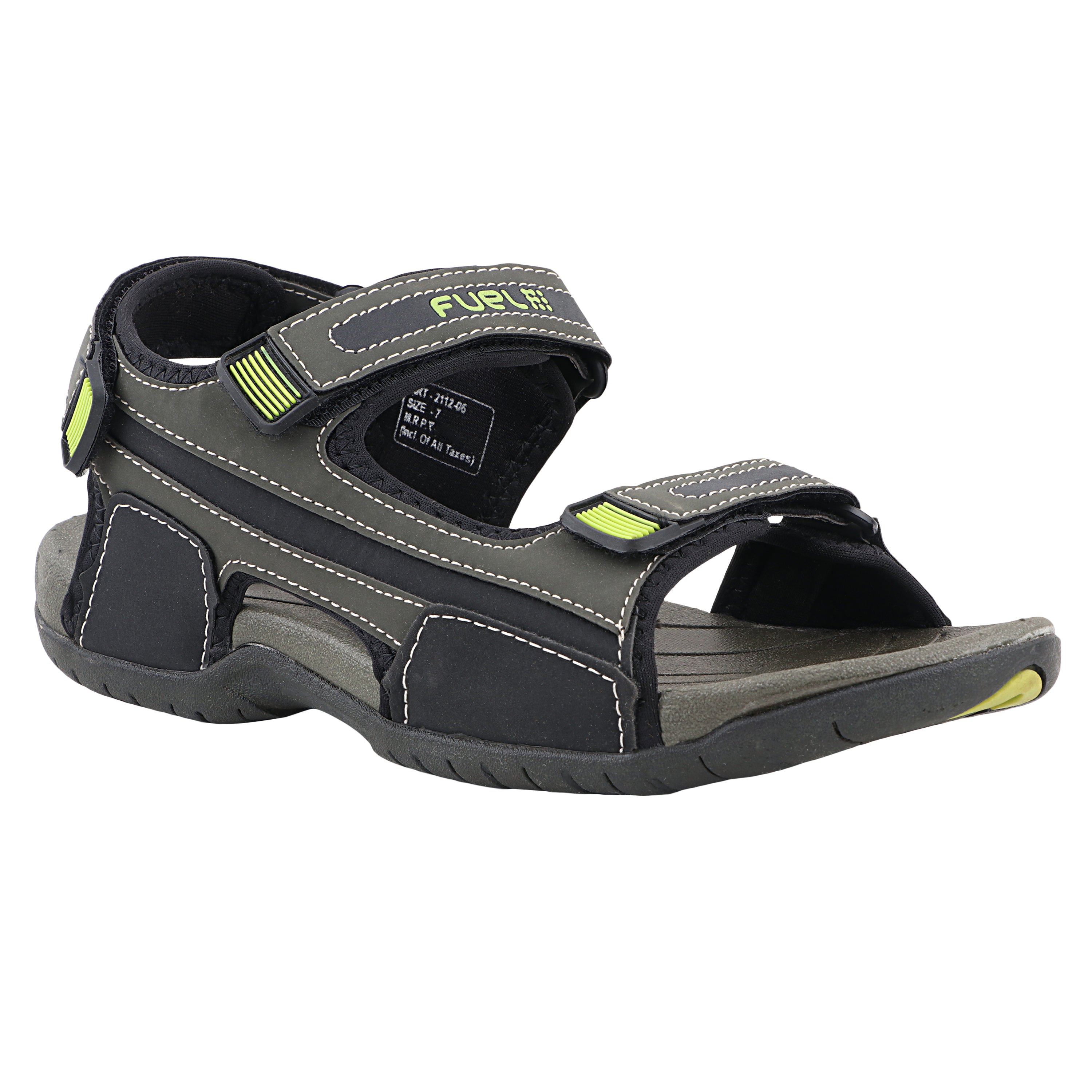 FUEL 2112-06 SANDALS FOR MEN'S (OLIVE & P.GREEN)