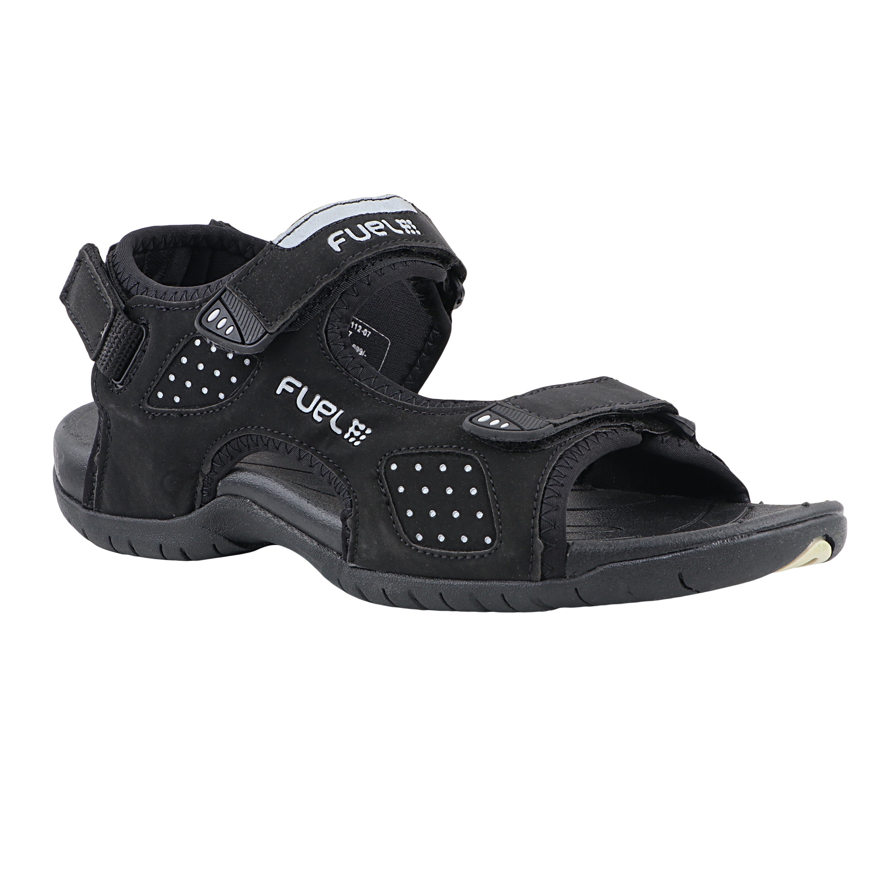 Fuel 2112-07 Sandal For Man ( Black & Sliver)