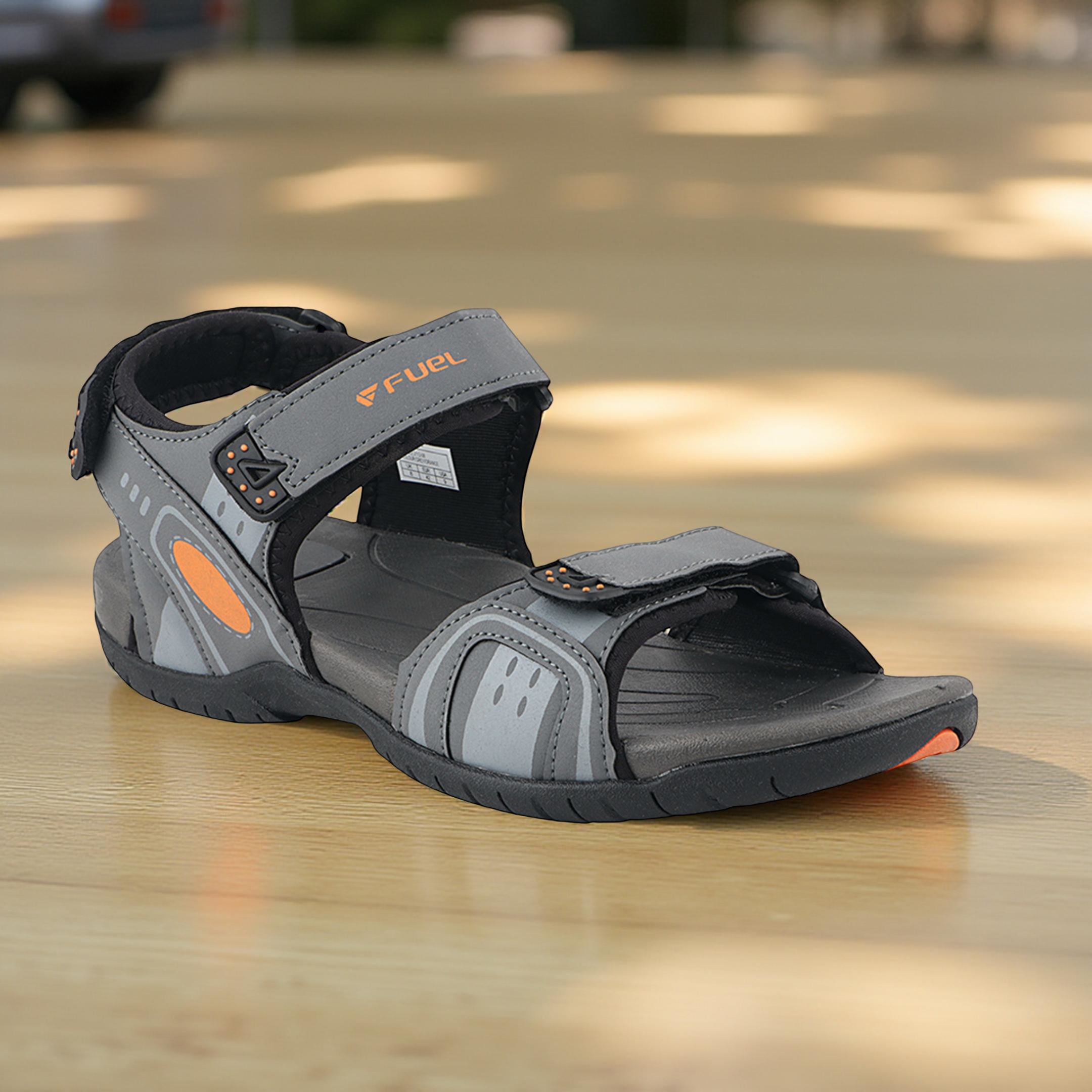 Fuel 2112-08  Sandal For Men's (GREY/ORANGE)