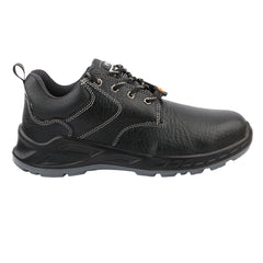 FUEL Smith-04 Safety Shoes for Men – Durable & Comfortable Protective Footwear with Secure Lace-Up Fit, (Black)