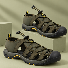 FUEL Soldier-06 Stylish Outdoor Fisherman Sandals Men (Olive)