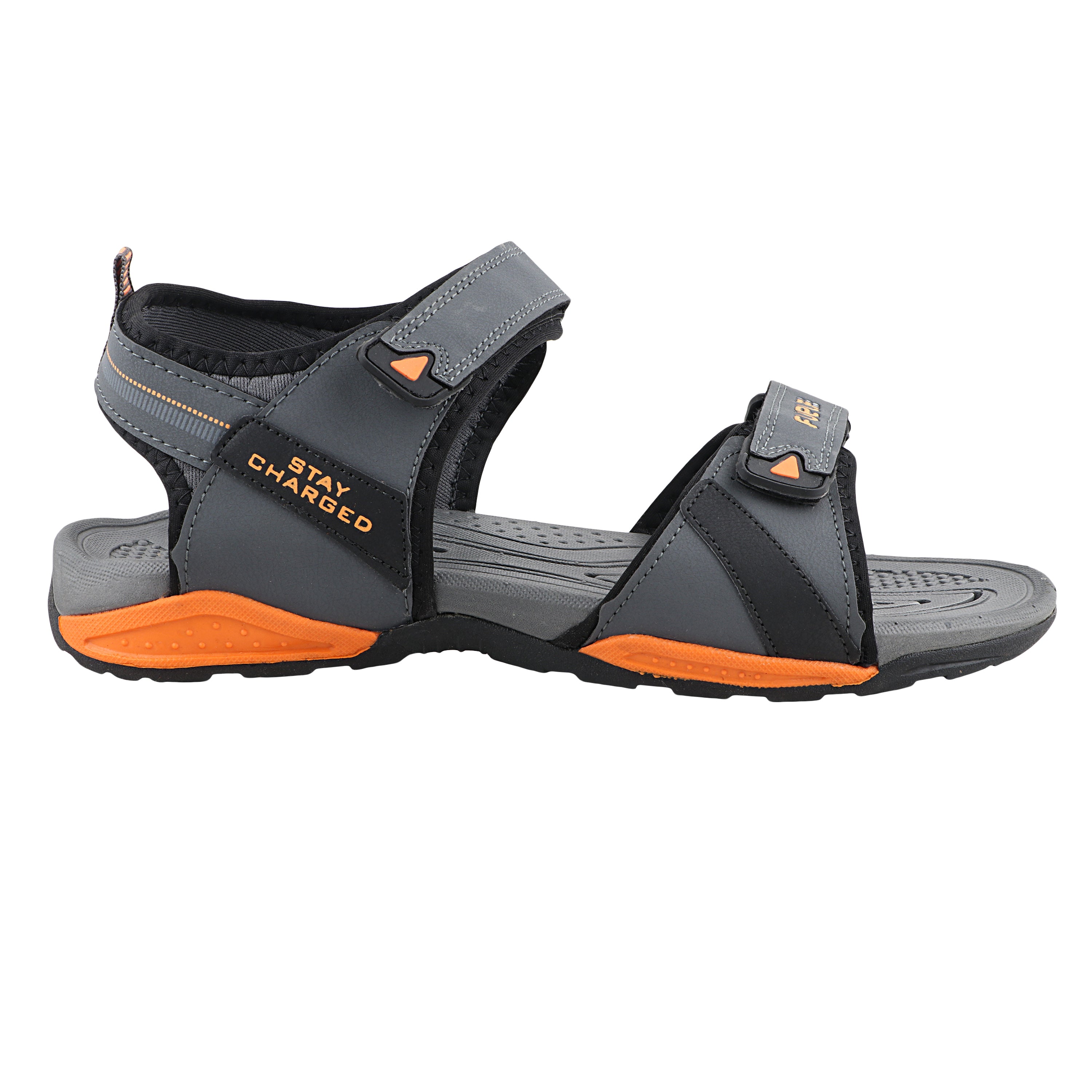 FUEL CAMRON SANDAL FOR MEN'S (GREY/ORANGE)