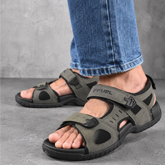 FUEL 2112-04 Casual Sports Sandal For Man (Mehndi-black)