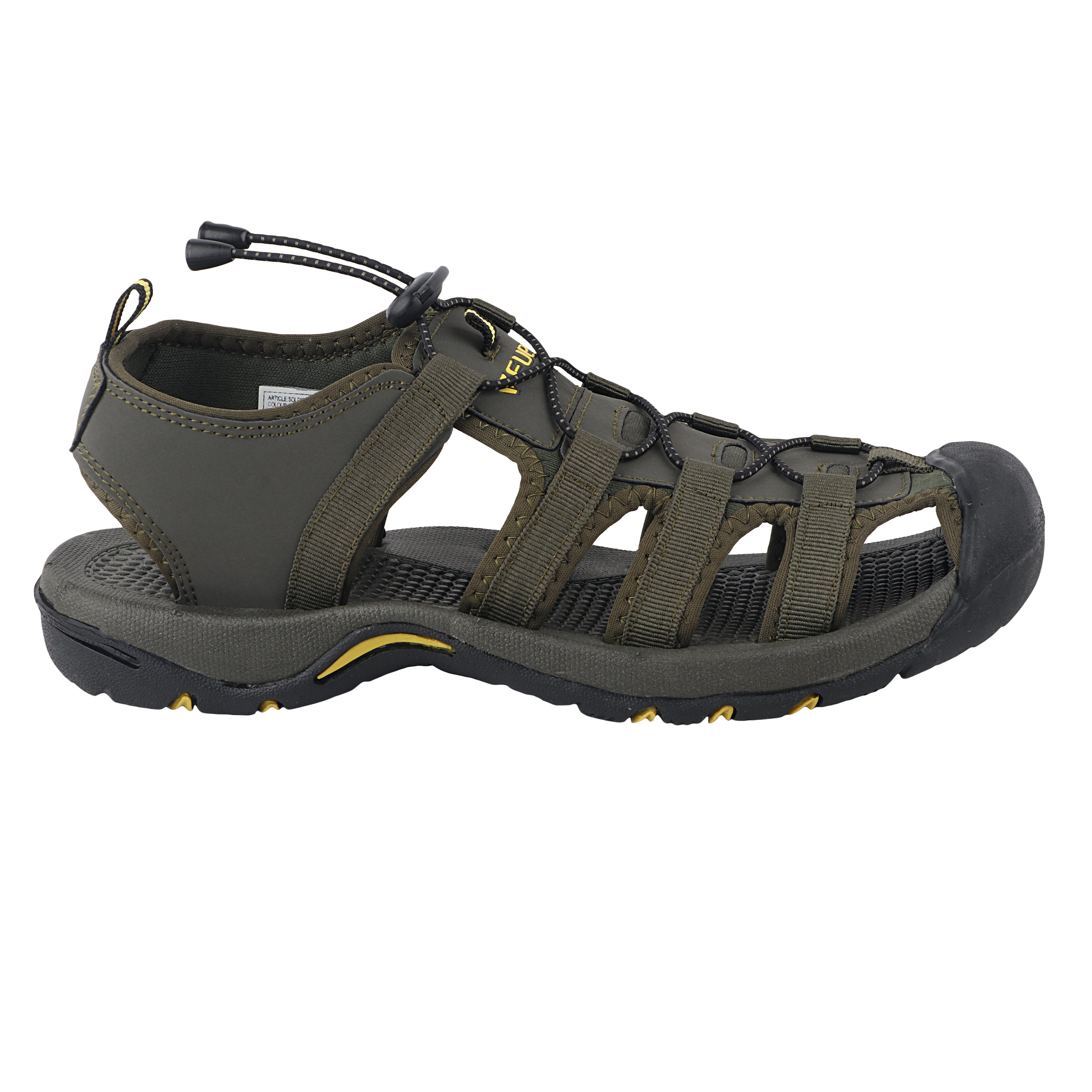 Fuel Soldier-06 Fisherman Sandals for Men (Olive)