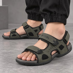 FUEL 2112-04  Casual Sports Sandal For Man (Black-Grey)