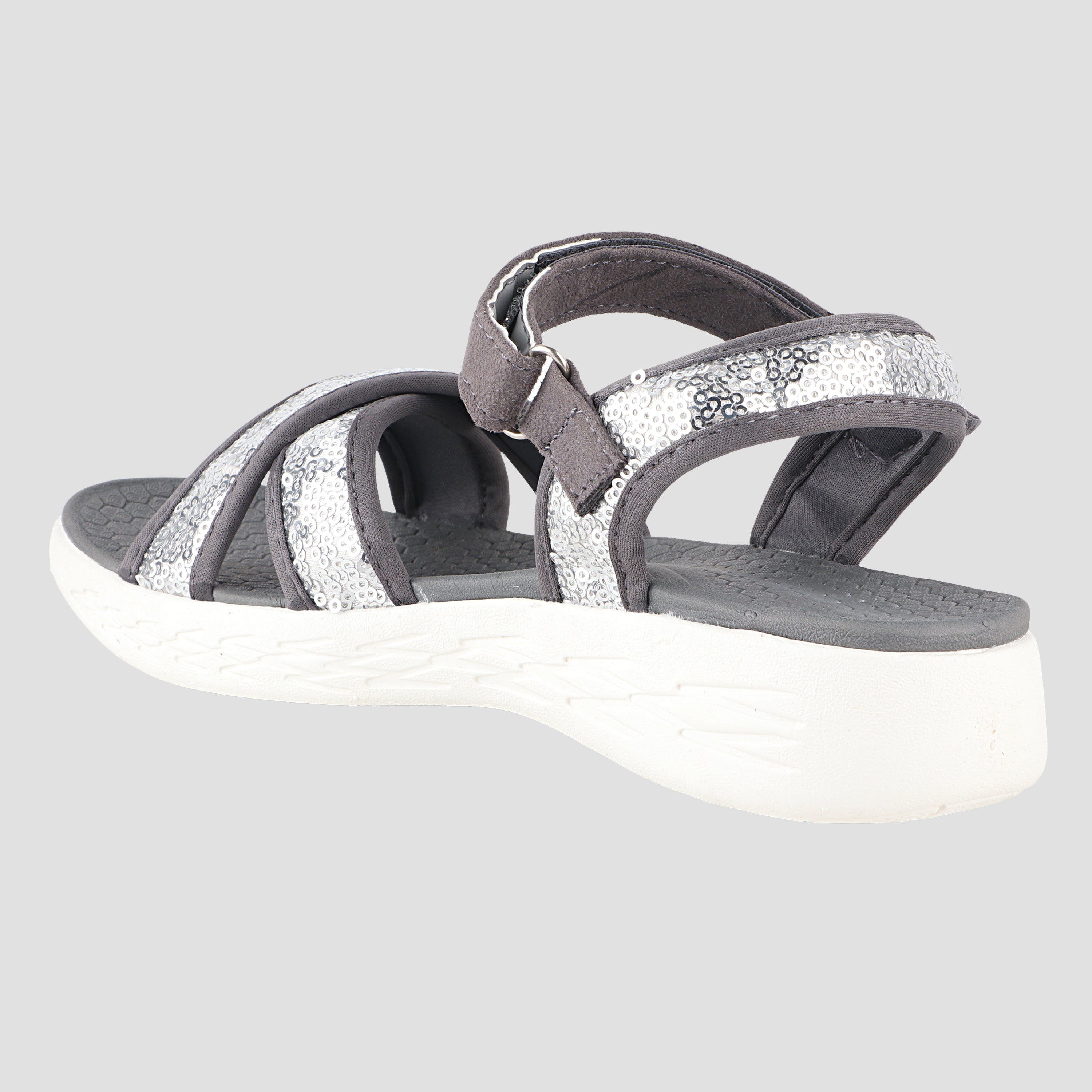 FUEL fashion Sandal for Women (Grey)