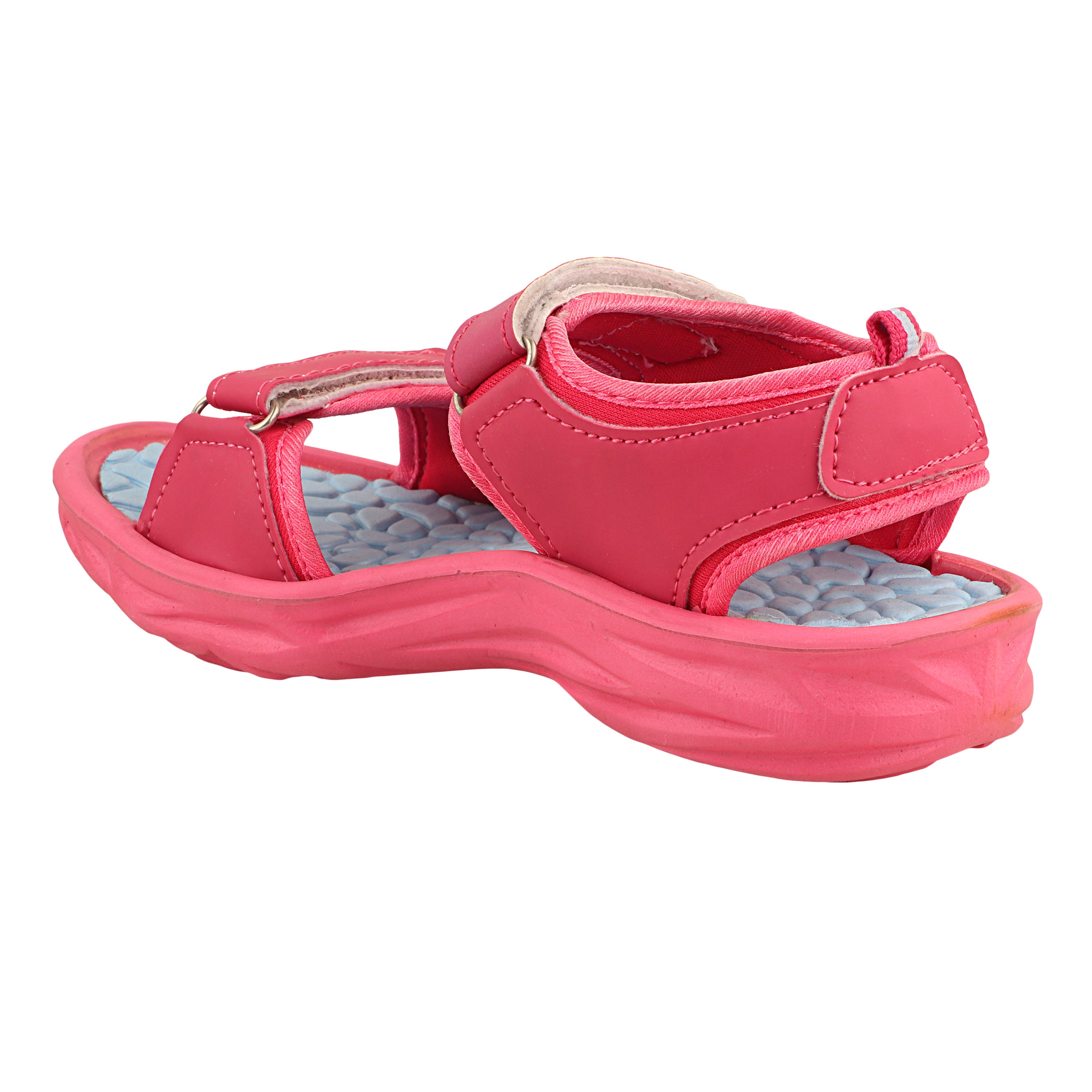 FUEL Twinkle-Toe Open Toe Two Strap Sandals with Comfort Sole For Little Girls