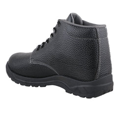 FUEL Arsenal HC-Metro Safety Shoe For Men's Steel Toe Cap With Single Density PVC Sole (Black)