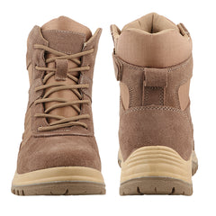 FUEL DMS Trendy Synthetic Leather Lightweight Comfortable Outdoor Casual Shoes Lace-Up High Ankle Boots