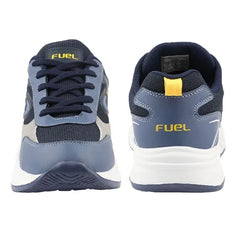 FUEL XO-Blaze Shoes for Men – Stylish & Lightweight Lycra Upper Shoes with Comfortable EVA Insole and Durable Sole for Everyday Casual Wear, (Blue, Purple)