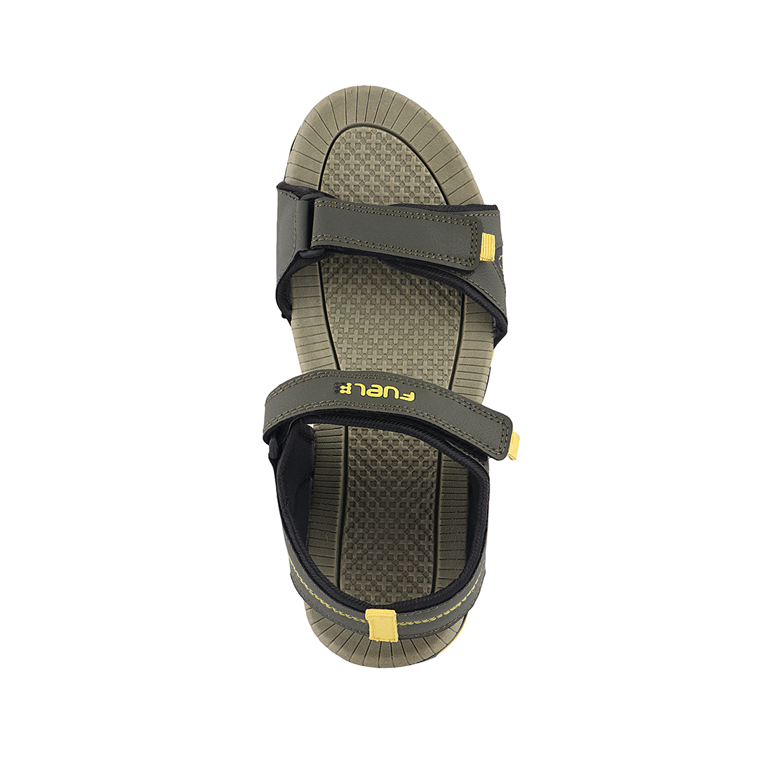 Fuel Austin-03 Sandals For Men's (Olive-yellow)