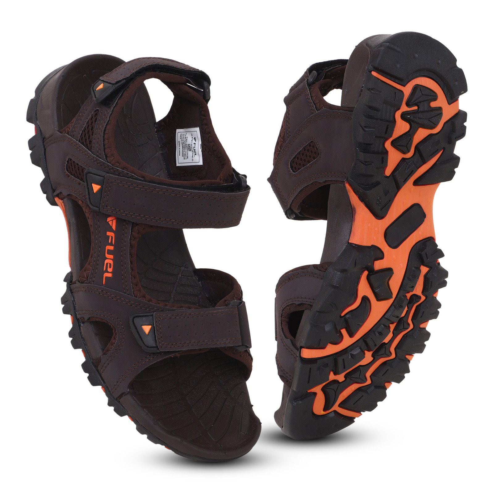 FUEL Timberland-04 Comfortable Casual Sandals for Men (Brown)