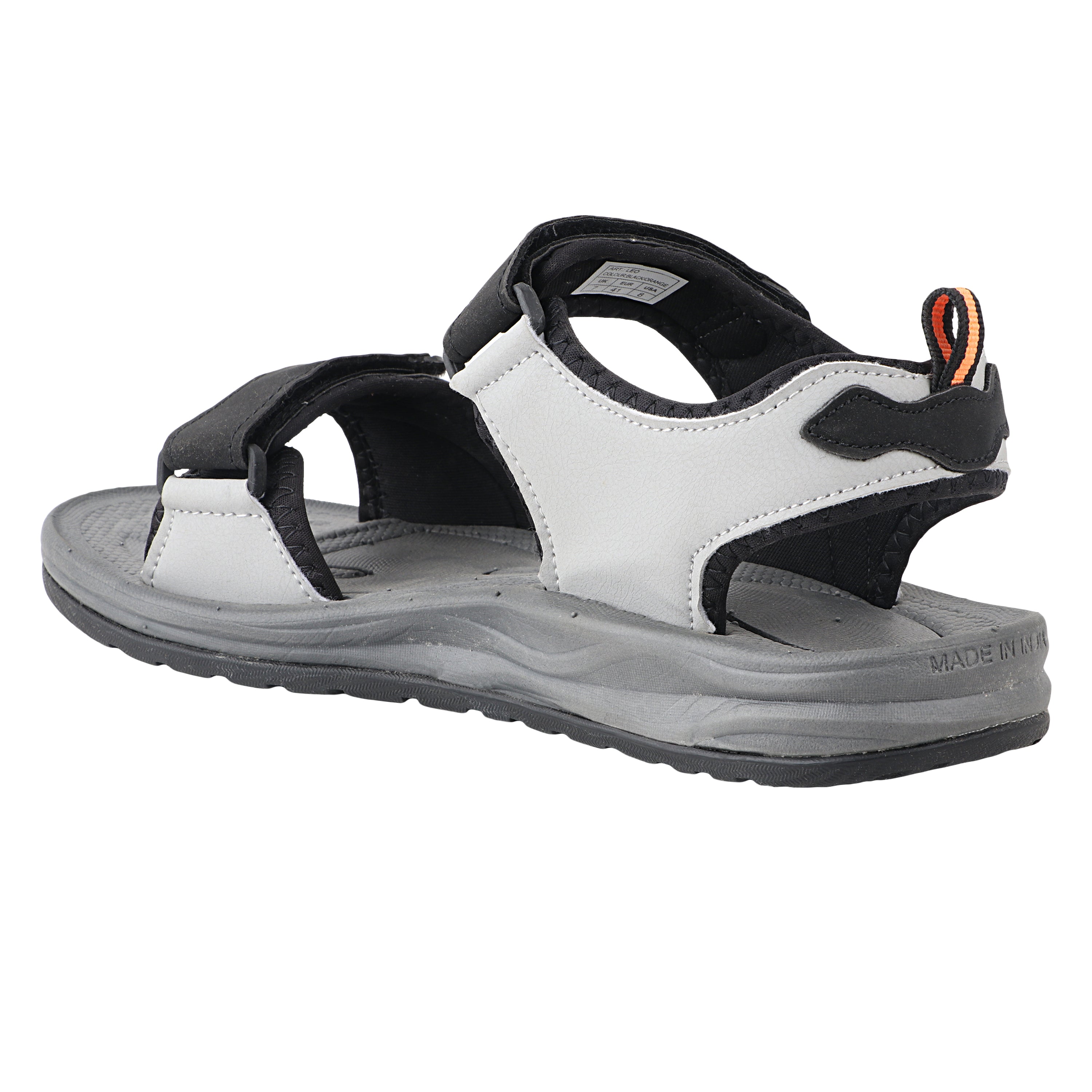 Fuel LEO Sandal For Men (Black Orange)