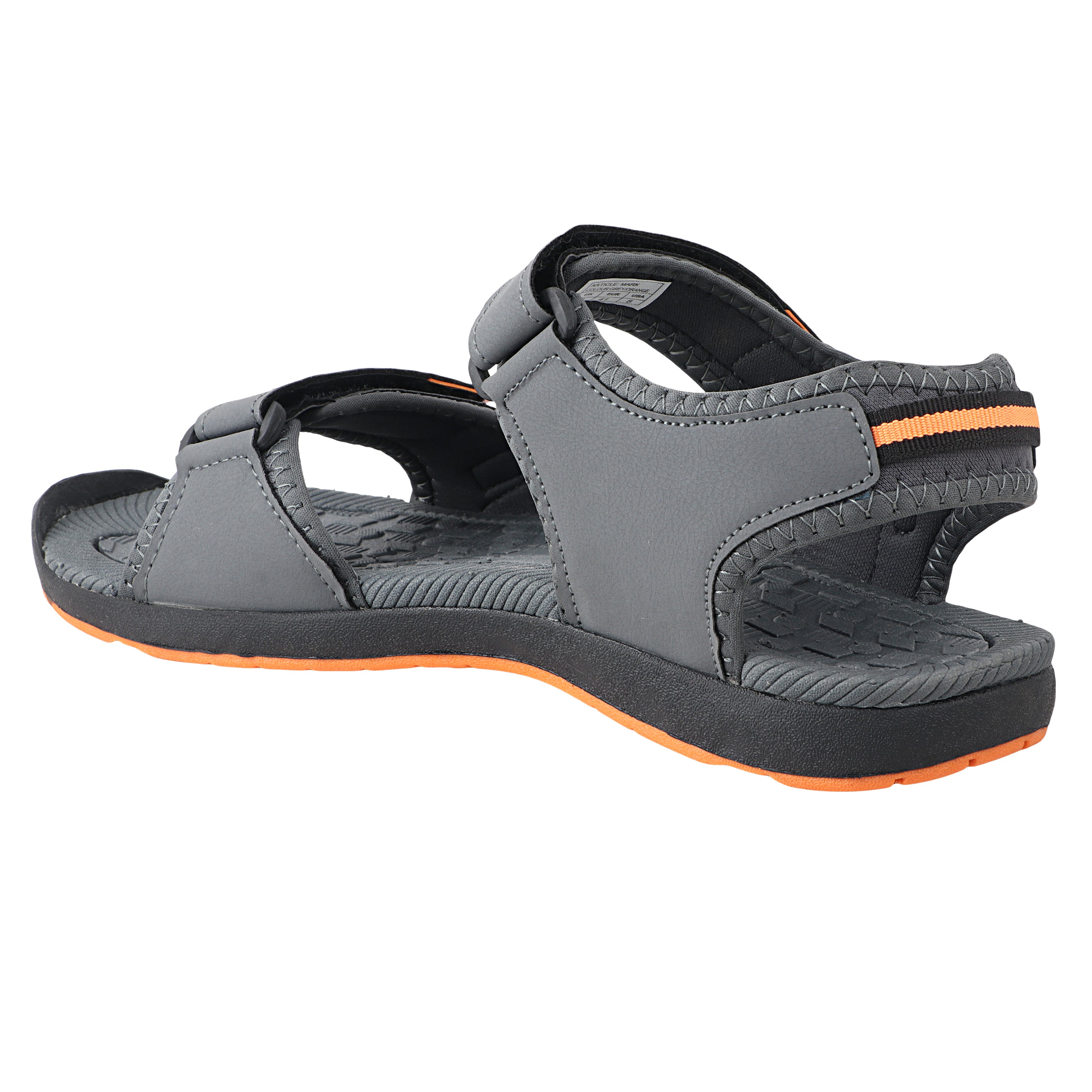 Fuel Mark Sandals For Men's (Grey-Orange)