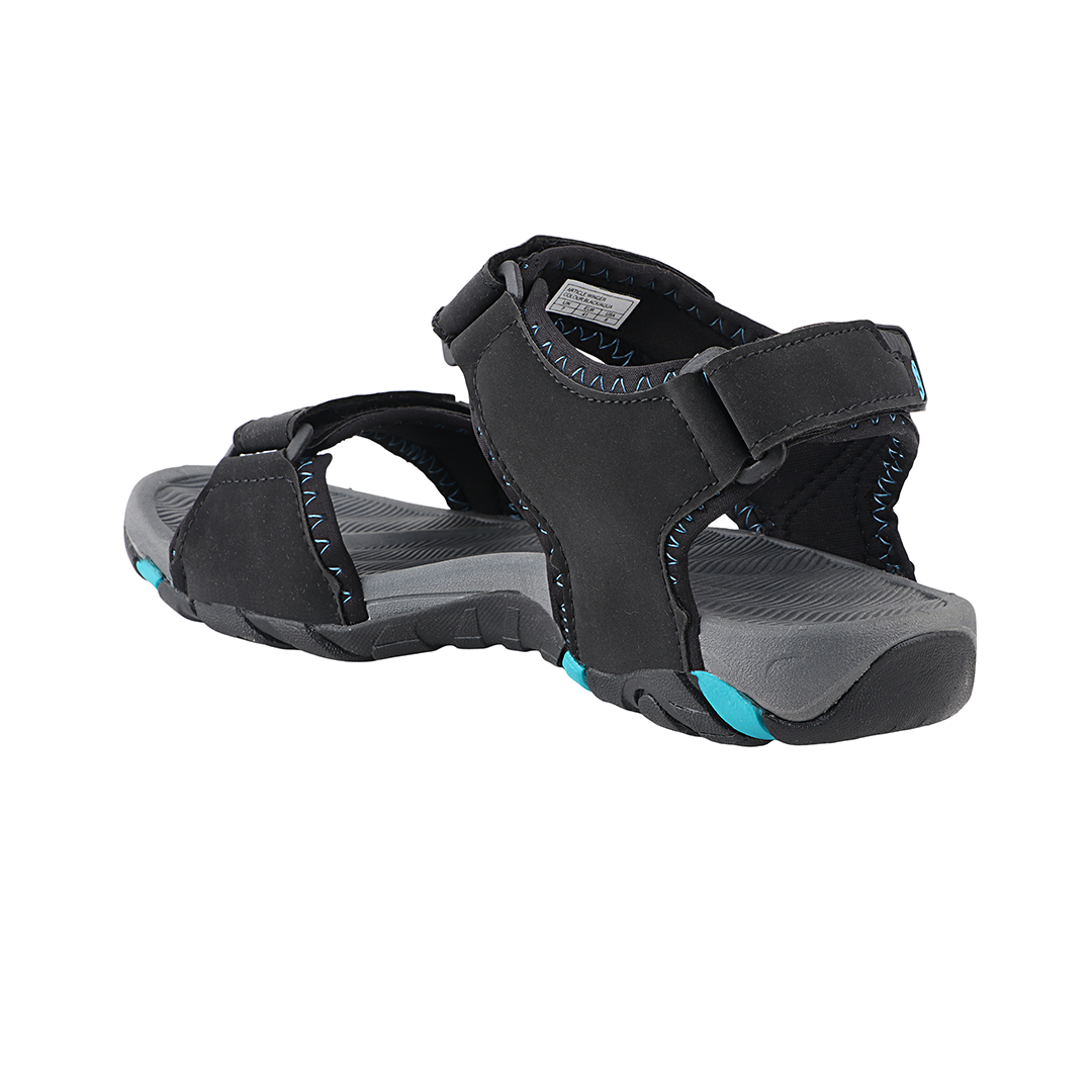 FUEL WINGER SANDALS FOR MEN'S (BLACK-AQUA)