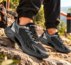 FUEL Cave Lightweight & Breathable with Comfortable Cushioning & Modern Style Sports Shoes for Men's (Black)