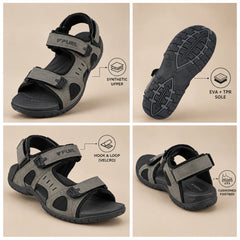 FUEL 2112-04 Casual Sports Sandal For Man (Mehndi-black)