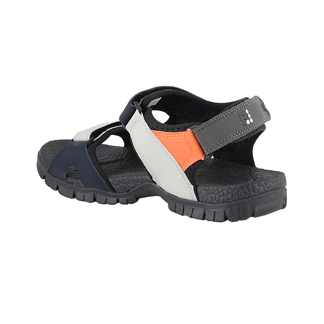 Fuel Rambo-01 Sandals For Men's (Black-Orange)