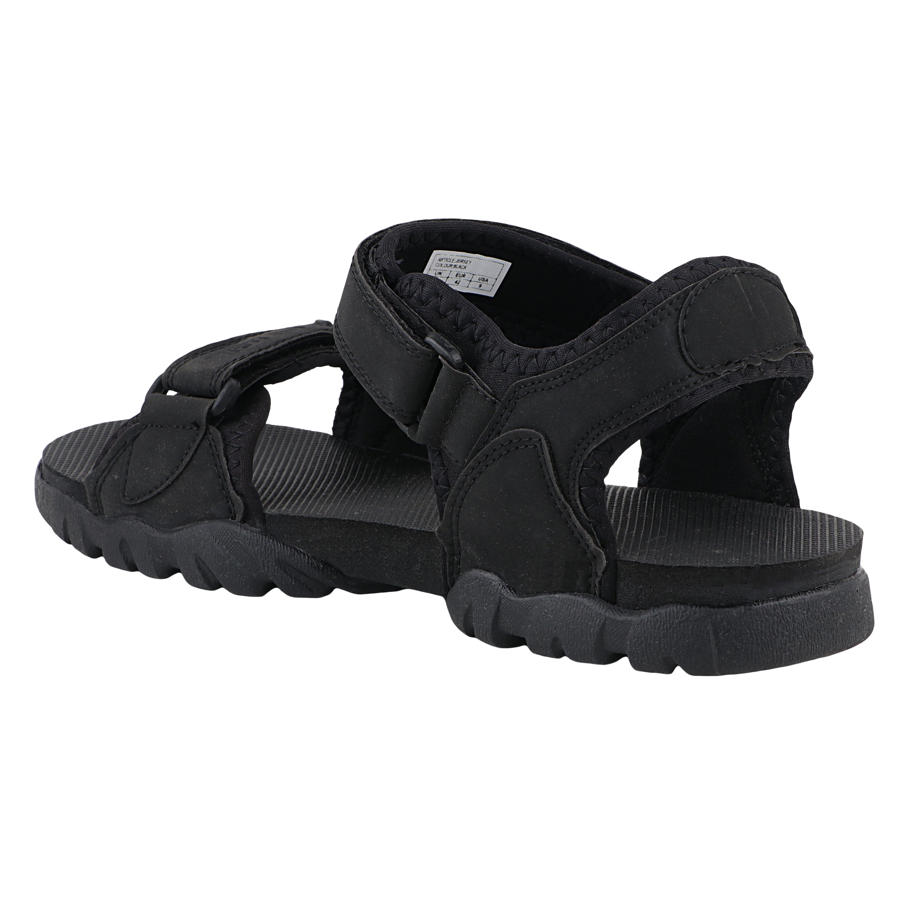 FUEL JERSEY Sandals for Boy's (Black)