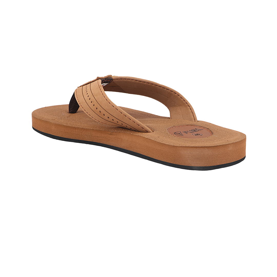 FUEL Men's Slippers, Flip Flops For Men (FMS-01) BROWN