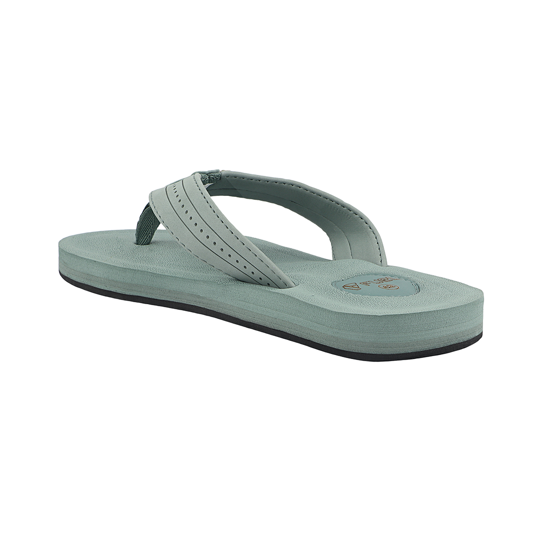 FUEL Men's Slippers, Flip Flops For Men (FMS-01) MIST GREEN