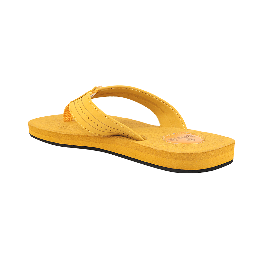 FUEL Men's Slippers, Flip Flops For Men (FMS-01) MUSTARD