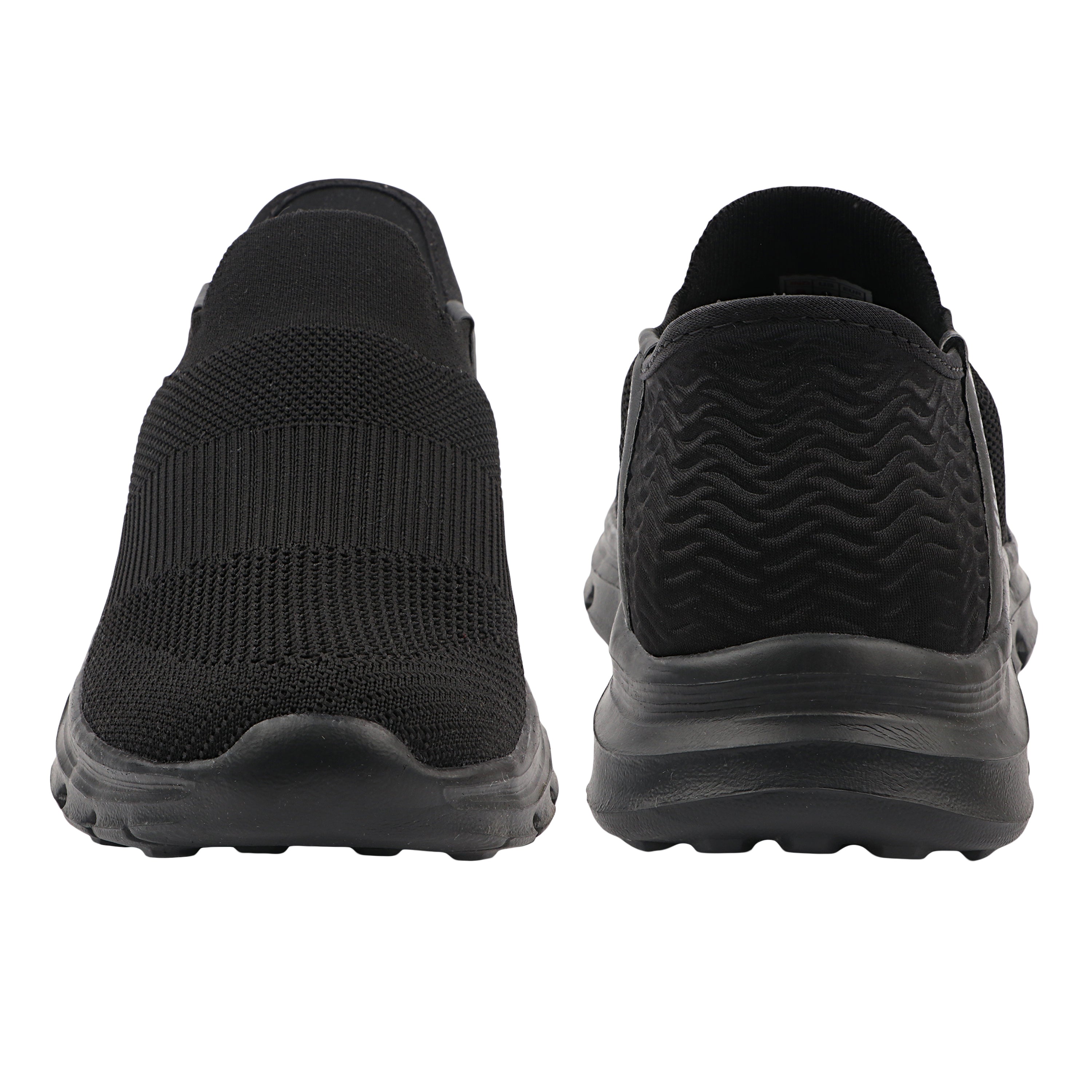 FUEL Flow Casual & Soft Cushioned Footbed Slip-On Sports Shoes For Men's (Black)