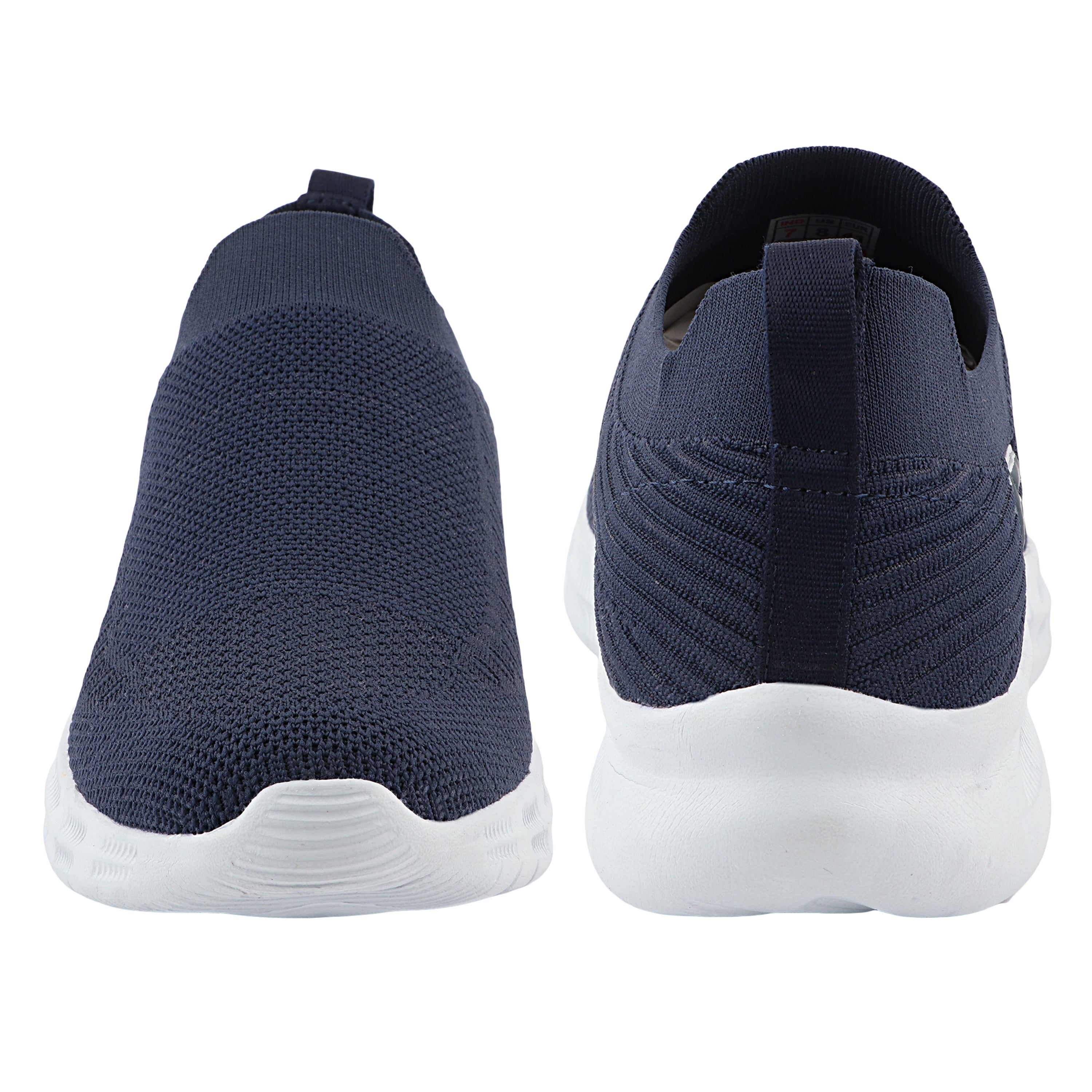 FUEL Flash Lightweight & Breathable Cushioned EVA Sole Slip-On Sports Shoes for Men's (Navy)