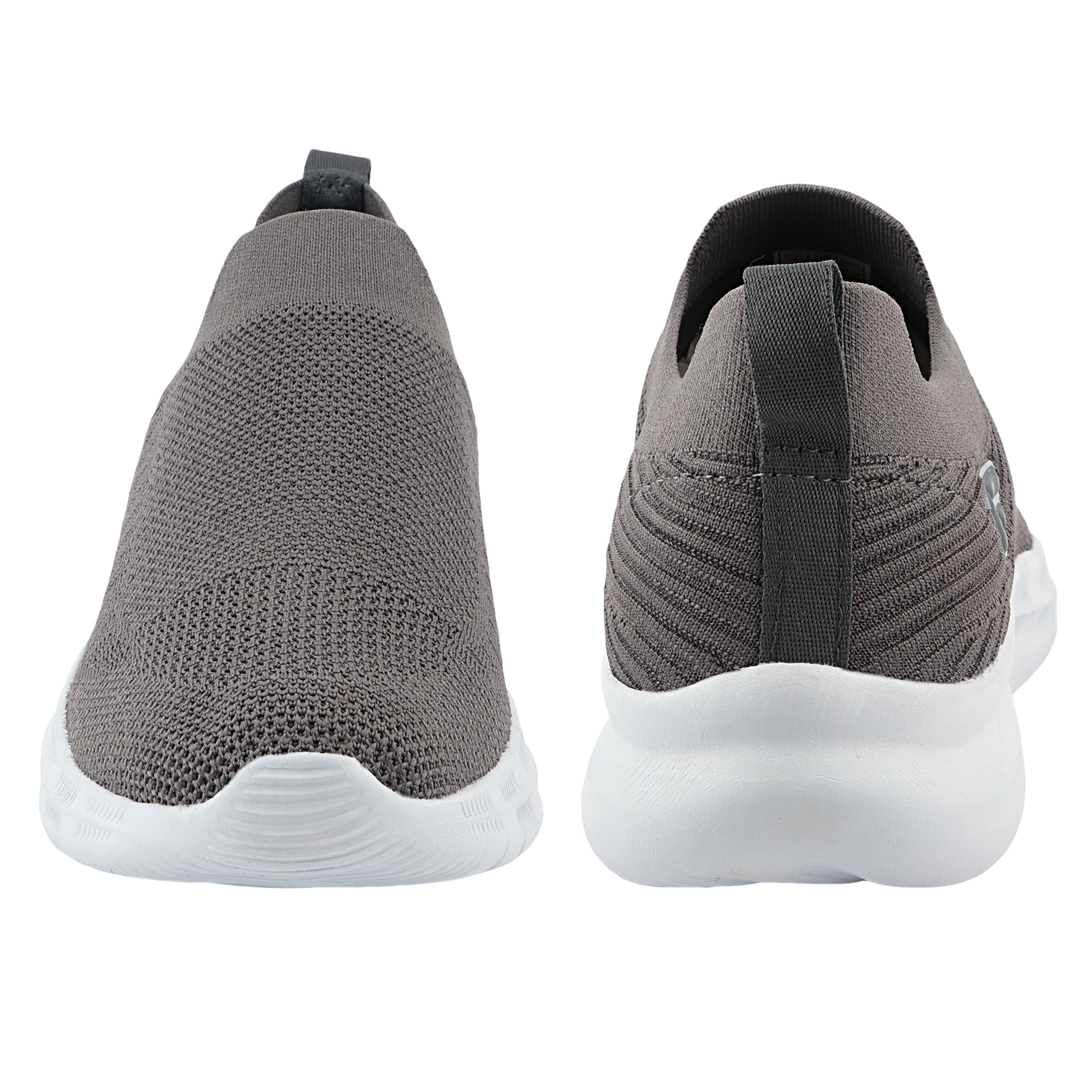 FUEL Flash Lightweight & Breathable Cushioned EVA Sole Slip-On Sports Shoes for Men's (Grey)