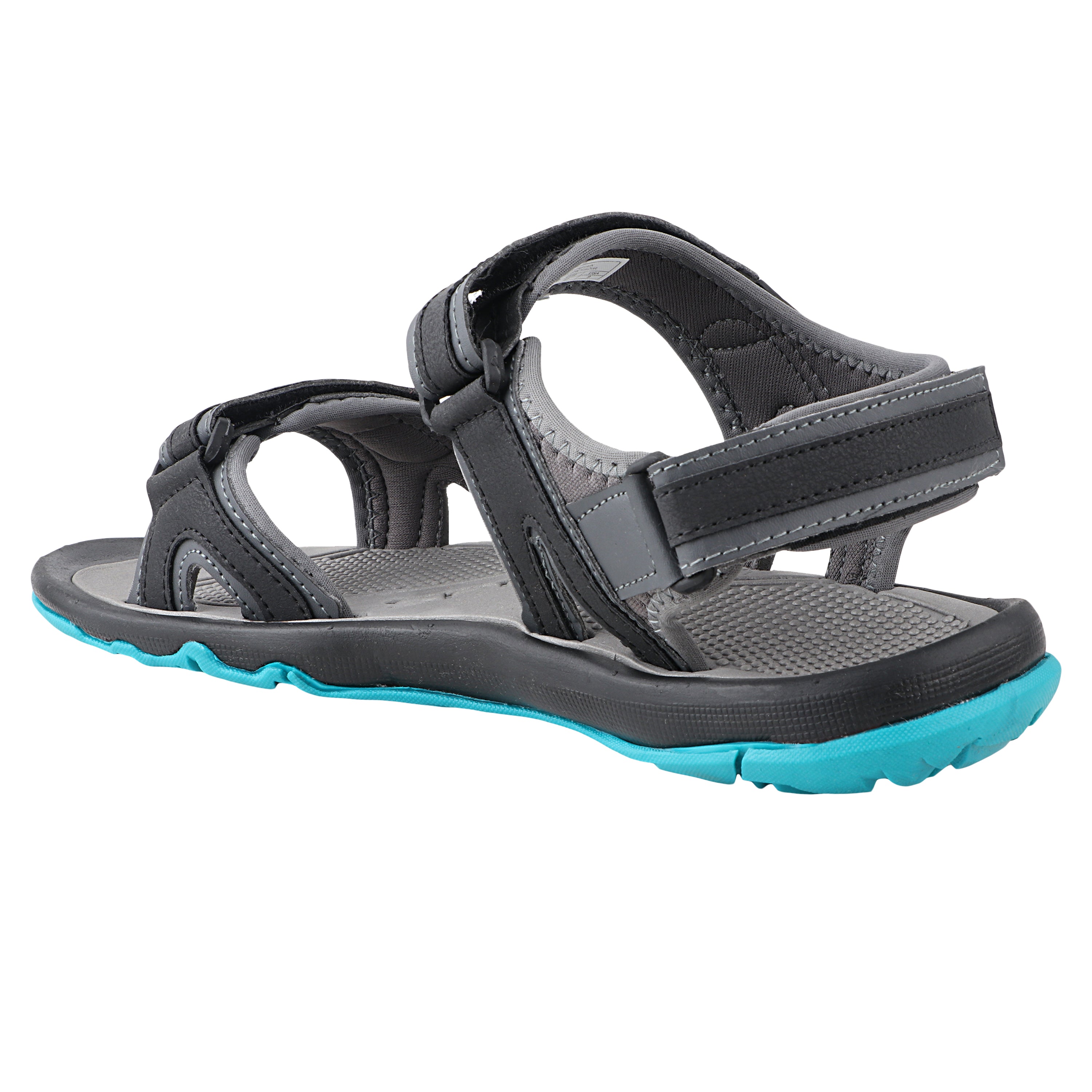 Fuel Captain Sandal For Men's (GREY/AQUA)