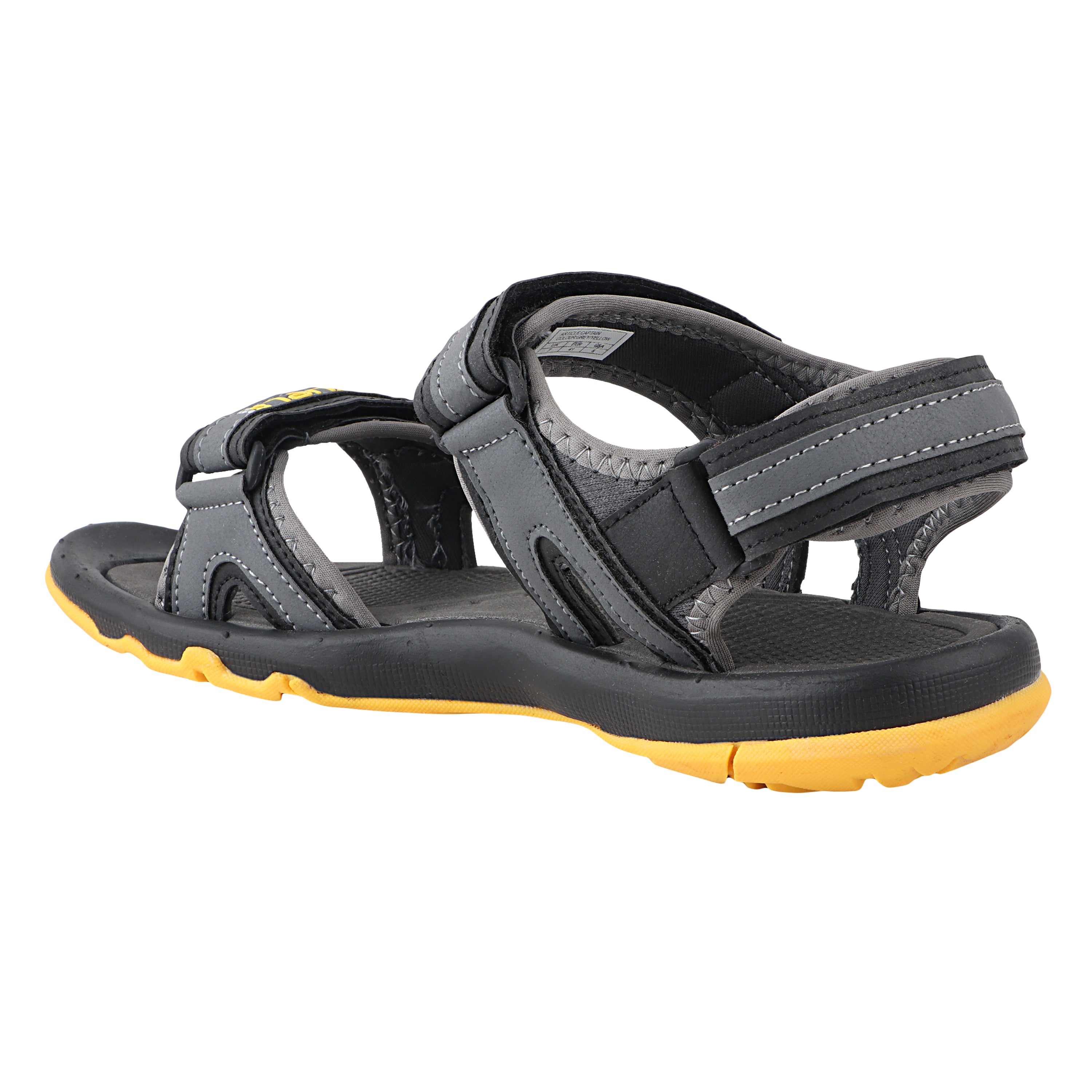 Fuel Captain Sandal For Men's (GREY/YELLOW)