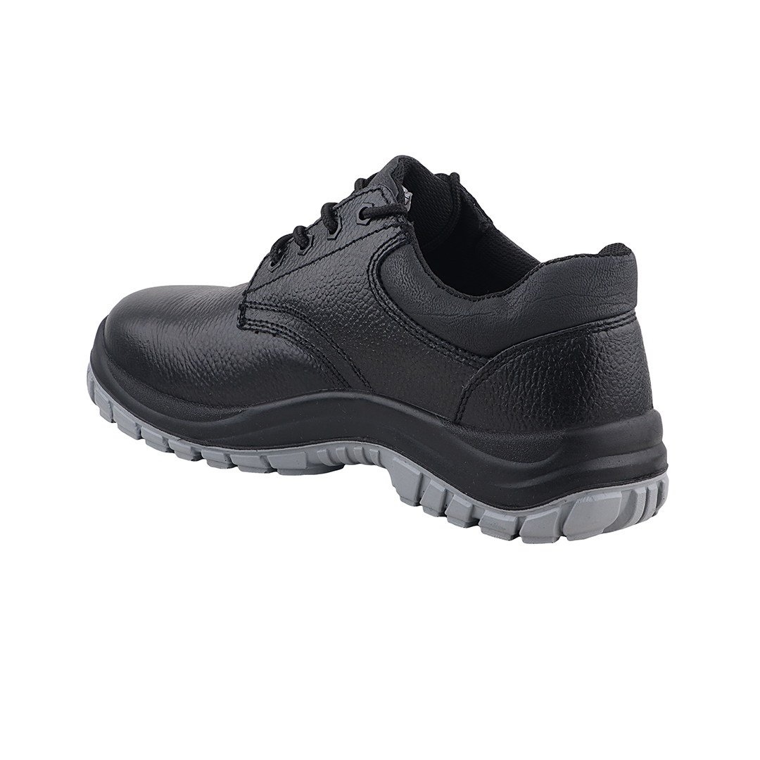 FUEL ICON DD Industrial Safety Shoes with Grain Leather & PU Double Density Sole Steel Toe Energy Absorption(200J)  for Men