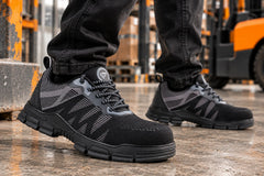 FUEL Reevon-02 Lightweight Knitted Fabric Upper in Kevlar Insole Industrial Safety Shoes with Composit toe cap (200J)
