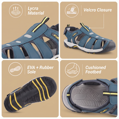 FUEL Soldier-11 Comfortable Sandal For Men's (Navy)