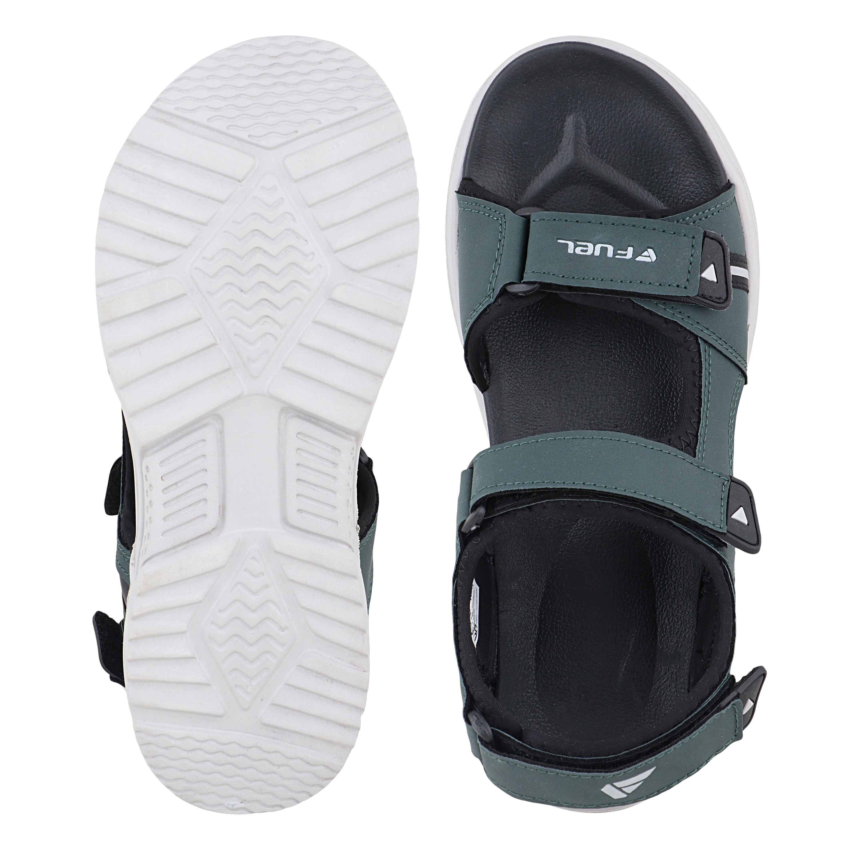 FUEL Combat-06 Chunky Comfortable and Flexible Sole Sports Sandals for Men's (Olive)