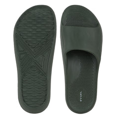 FUEL Swift Anti-Slip Slip-On Slippers for Daily Wear Comfort Slides for Men with Textured EVA Sole