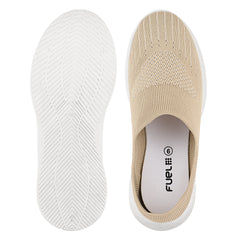 FUEL Drive Anti-Skid Slip-on Sports Shoes for Women (Beige)