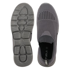 FUEL BINGO Slip-on Comfortable Walking Sports Shoes for Men (Grey)